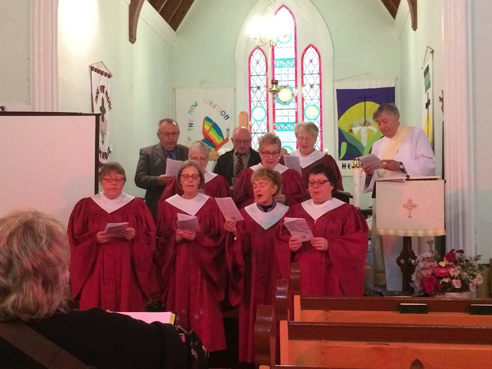 Easter Choir at St. Mark's, Easter Sunday, April 21, 2019.